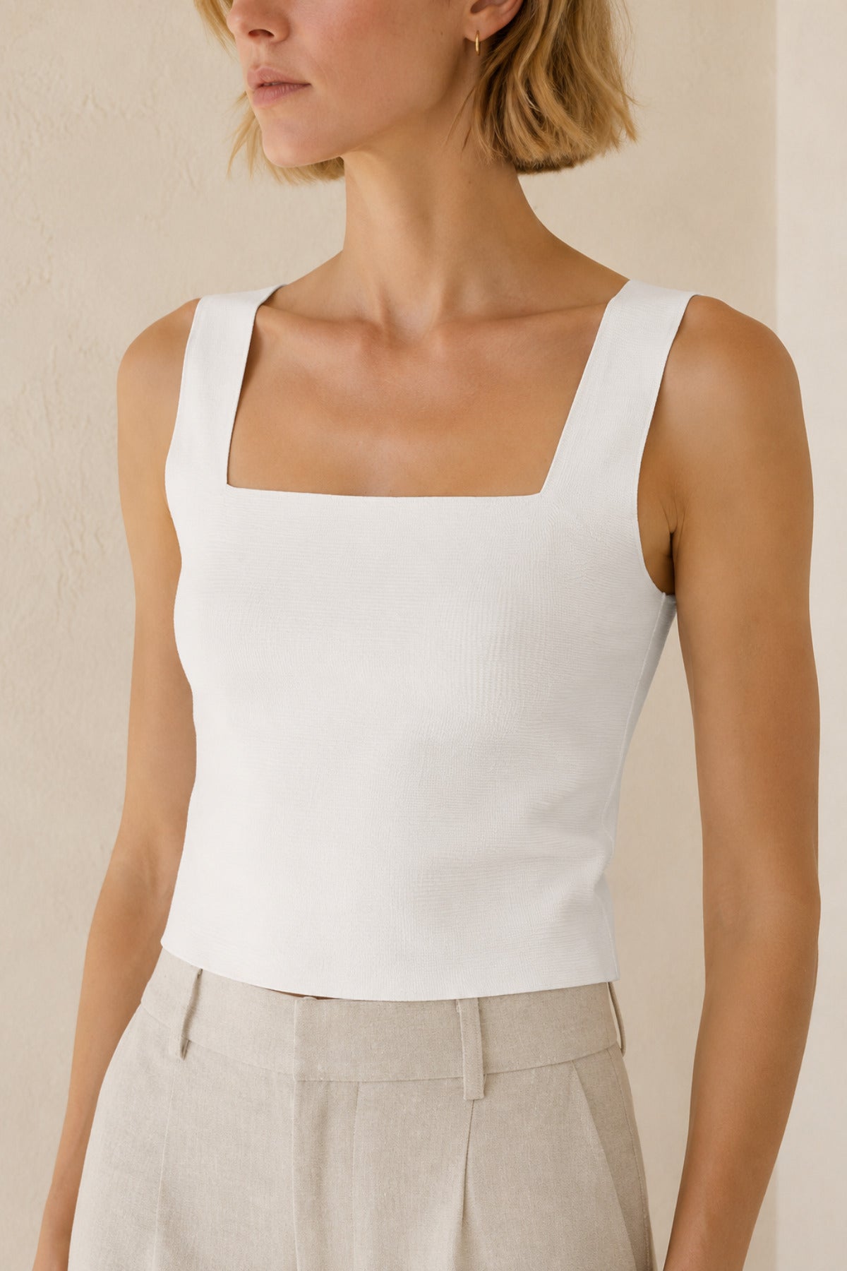 Beyaz Atlet Set ürün görseli - Ivoire Wear